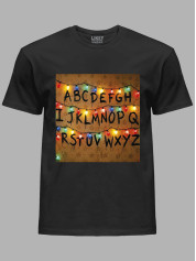 Футболка Алфавіт Дуже дивні справи - Alphabet Stranger things, 26010036