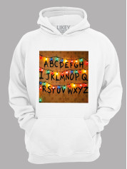 Худі Алфавіт Дуже дивні справи - Alphabet Stranger things, 26010036