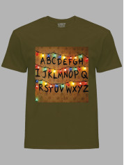 Футболка Алфавіт Дуже дивні справи - Alphabet Stranger things, 26010036