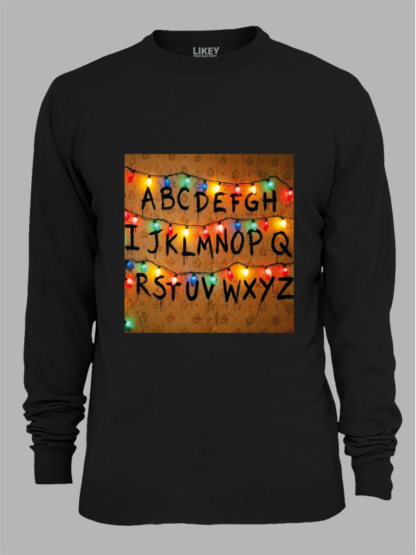 Світшот Алфавіт Дуже дивні справи - Alphabet Stranger things, 26010036