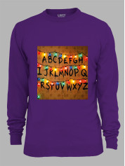 Світшот Алфавіт Дуже дивні справи - Alphabet Stranger things, 26010036