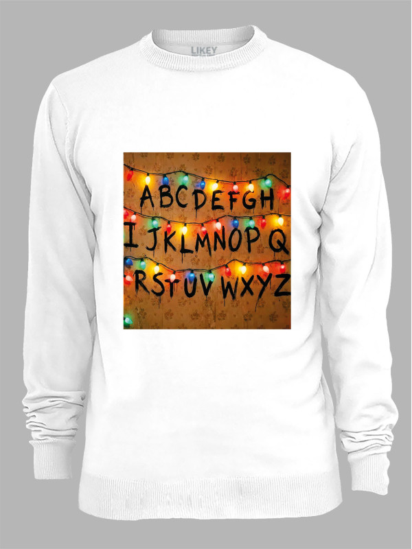 Світшот Алфавіт Дуже дивні справи - Alphabet Stranger things, 26010036