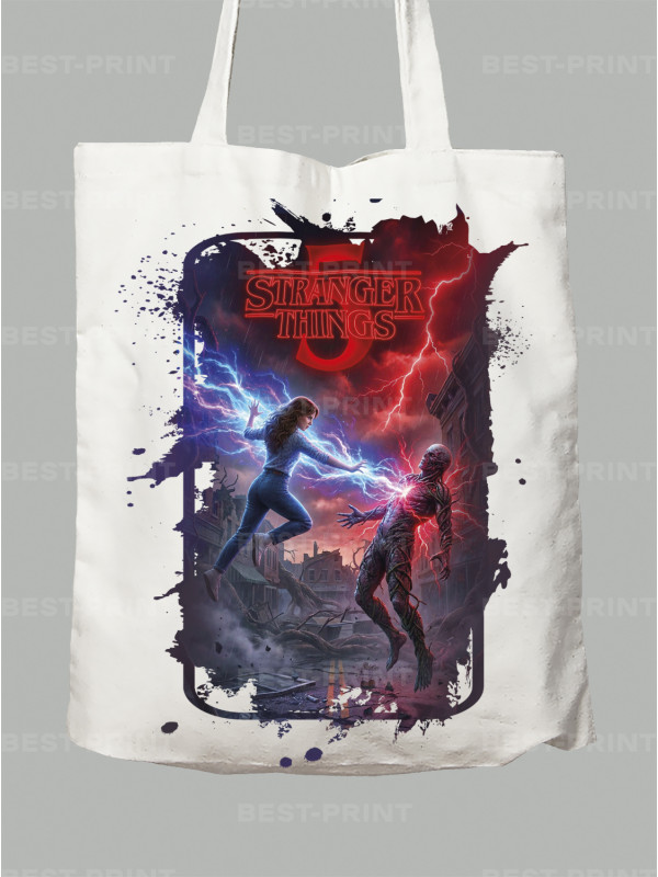 Екосумка Дуже дивні справи 5 протистояння- Stranger things 5 confrontation, 26010037