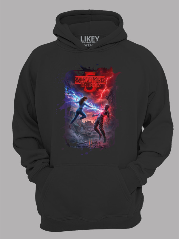 Худі Дуже дивні справи 5 протистояння- Stranger things 5 confrontation, 26010037