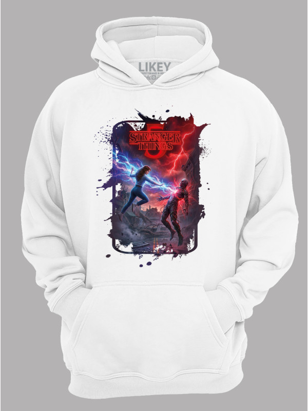 Худі Дуже дивні справи 5 протистояння- Stranger things 5 confrontation, 26010037
