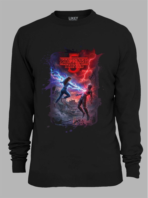 Світшот Дуже дивні справи 5 протистояння- Stranger things 5 confrontation, 26010037