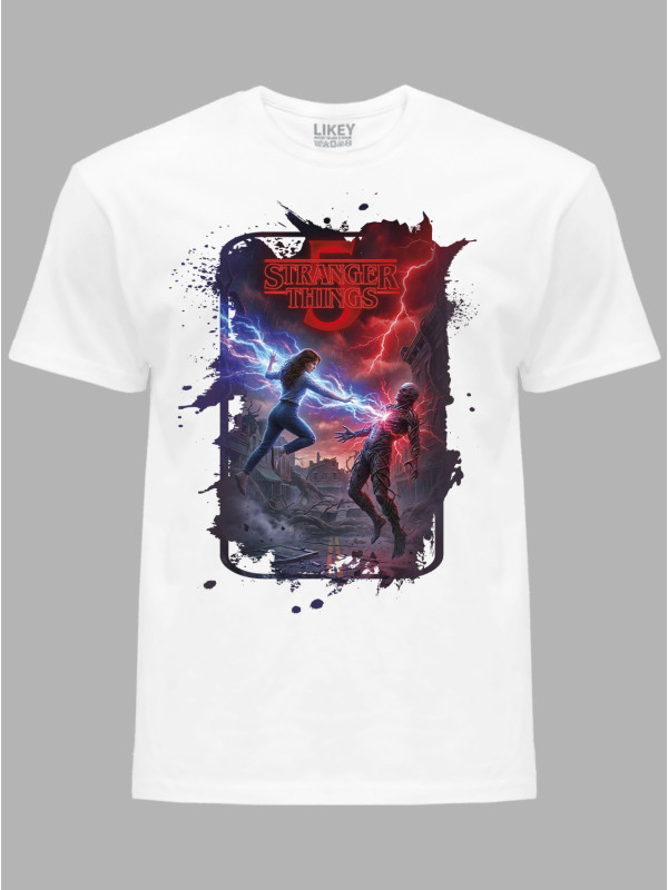 Футболка Дуже дивні справи 5 протистояння- Stranger things 5 confrontation, 26010037