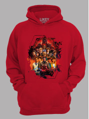 Худі Дуже дивні справи 5 всі герої - Stranger things 5 all heroes, 26010038