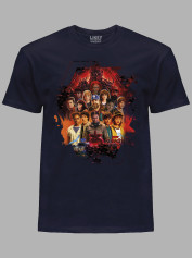 Футболка Дуже дивні справи 5 всі герої - Stranger things 5 all heroes, 26010038