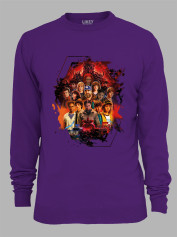 Світшот Дуже дивні справи 5 всі герої - Stranger things 5 all heroes, 26010038