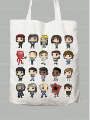 Екосумка Дуже дивні справи Герої - Stranger things Heroes, 26010039