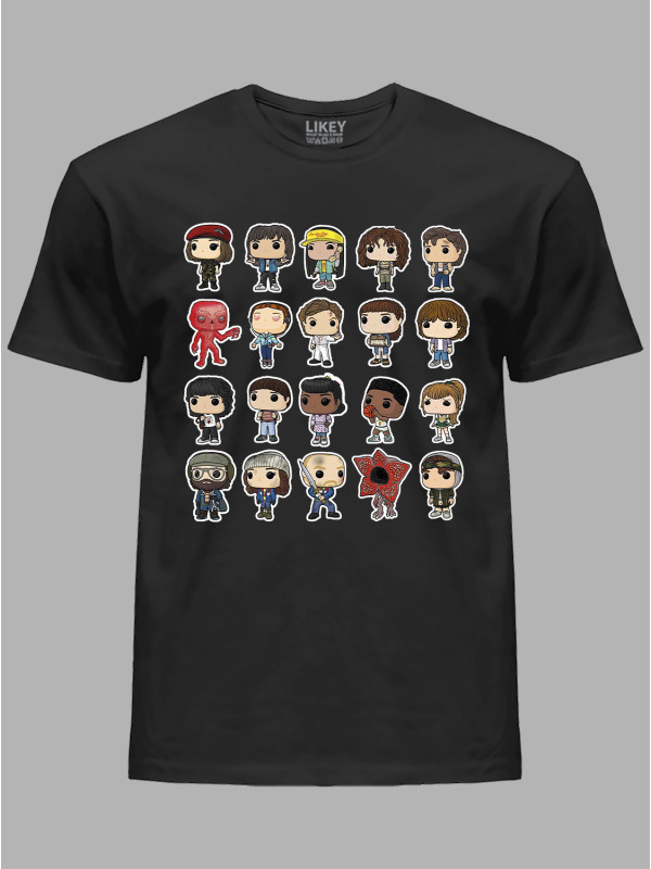 Футболка Дуже дивні справи Герої - Stranger things Heroes, 26010039