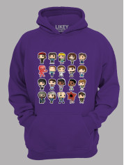 Худі Дуже дивні справи Герої - Stranger things Heroes, 26010039