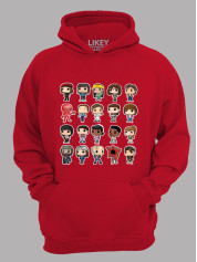 Худі Дуже дивні справи Герої - Stranger things Heroes, 26010039