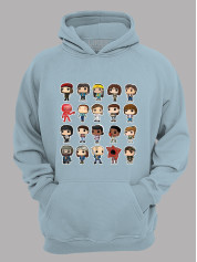 Худі Дуже дивні справи Герої - Stranger things Heroes, 26010039