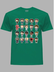 Футболка Дуже дивні справи Герої - Stranger things Heroes, 26010039