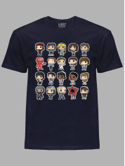 Футболка Дуже дивні справи Герої - Stranger things Heroes, 26010039