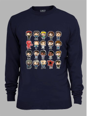 Світшот Дуже дивні справи Герої - Stranger things Heroes, 26010039