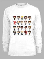 Світшот Дуже дивні справи Герої - Stranger things Heroes, 26010039