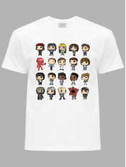 Футболка Дуже дивні справи Герої - Stranger things Heroes, 26010039