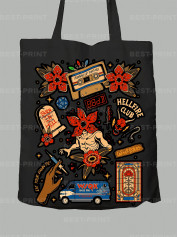 Екосумка Дуже дивні справи наліпки - Stranger things stickers, 26010041