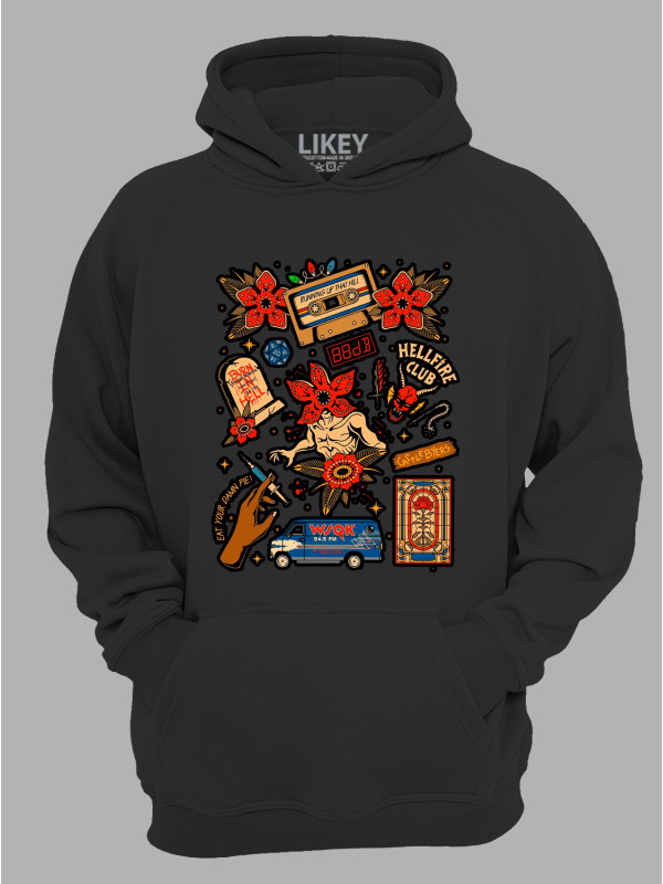 Худі Дуже дивні справи наліпки - Stranger things stickers, 26010041