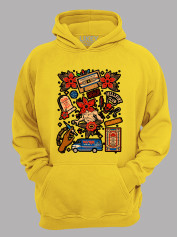 Худі Дуже дивні справи наліпки - Stranger things stickers, 26010041