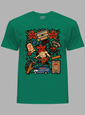 Футболка Дуже дивні справи наліпки - Stranger things stickers, 26010041