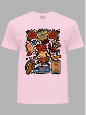 Футболка Дуже дивні справи наліпки - Stranger things stickers, 26010041