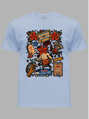 Футболка Дуже дивні справи наліпки - Stranger things stickers, 26010041