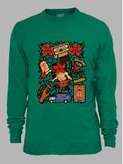 Світшот Дуже дивні справи наліпки - Stranger things stickers, 26010041