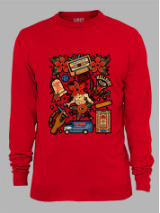 Світшот Дуже дивні справи наліпки - Stranger things stickers, 26010041