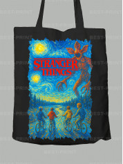Екосумка Дуже дивні справи Ван Гог- Stranger things Van Gogh, 26010046
