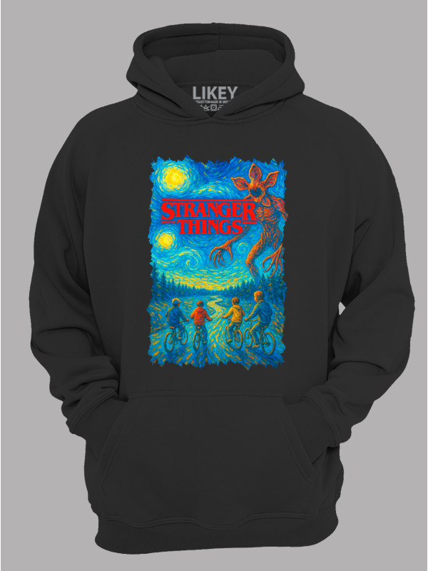 Худі Дуже дивні справи Ван Гог- Stranger things Van Gogh, 26010046