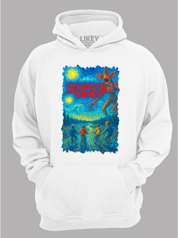 Худі Дуже дивні справи Ван Гог- Stranger things Van Gogh, 26010046