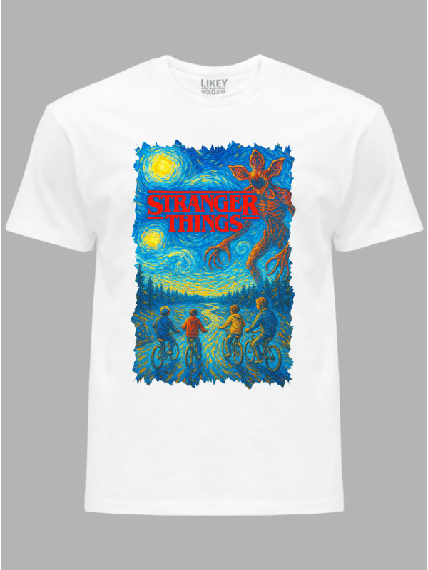 Футболка Дуже дивні справи Ван Гог- Stranger things Van Gogh, 26010046