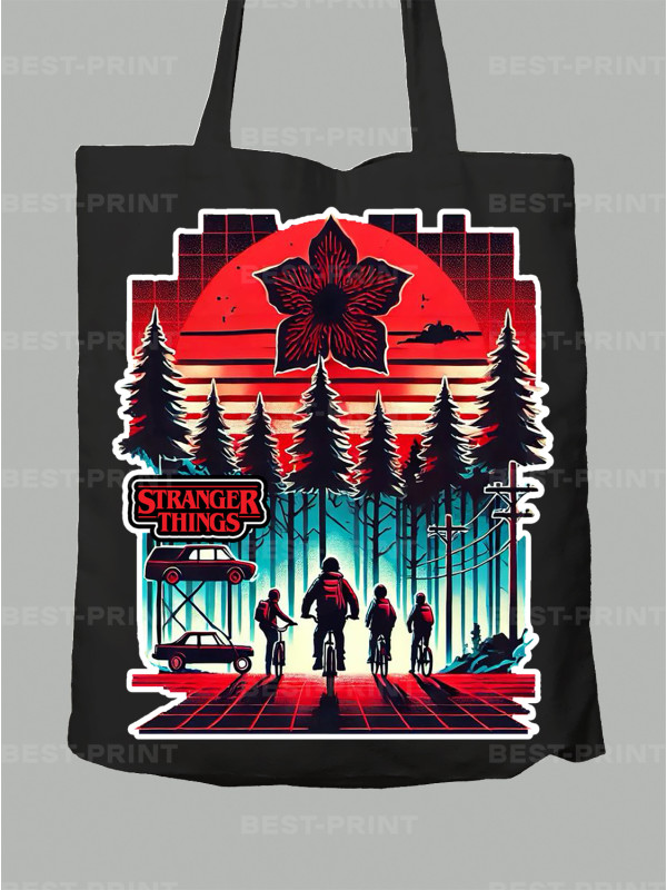 Екосумка Дуже дивні справи сюжет - Stranger things plot, 26010048