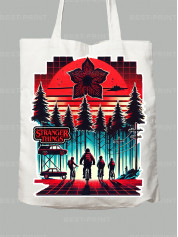 Екосумка Дуже дивні справи сюжет - Stranger things plot, 26010048