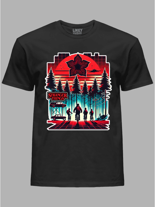 Футболка Дуже дивні справи сюжет - Stranger things plot, 26010048