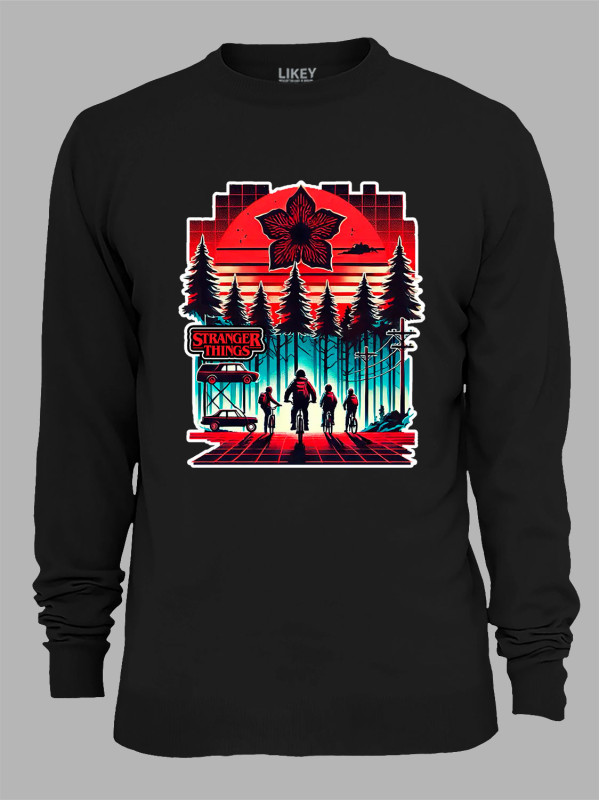 Світшот Дуже дивні справи сюжет - Stranger things plot, 26010048