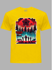 Футболка Дуже дивні справи сюжет - Stranger things plot, 26010048