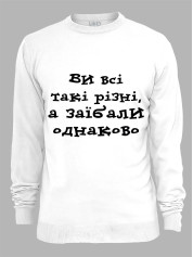 Свитшот вы все такие разные, а за*бали одинаково, 26020097
