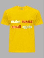 Футболка make russia small again, 26020098