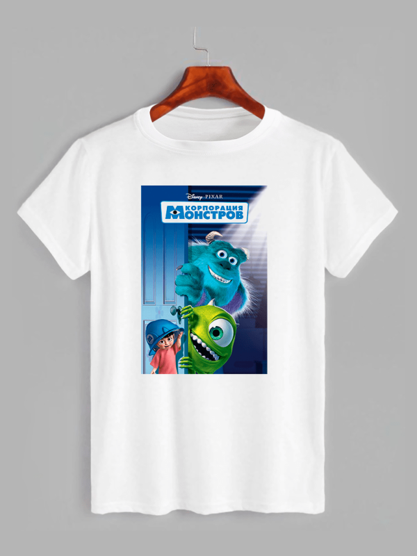 Футболка з принтом Корпорація монстрів (21023101)