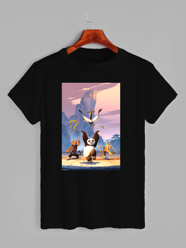 Футболка з принтом Панда Кунг-Фу (21032902)
