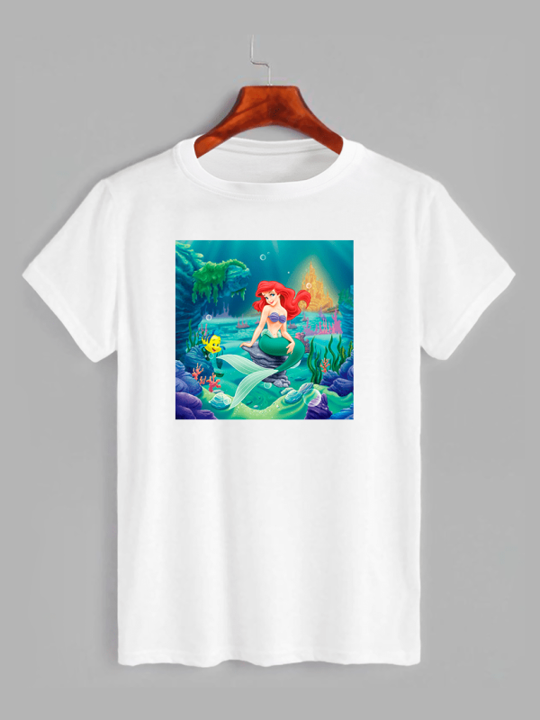 Футболка з принтом Русалонька (21032910)
