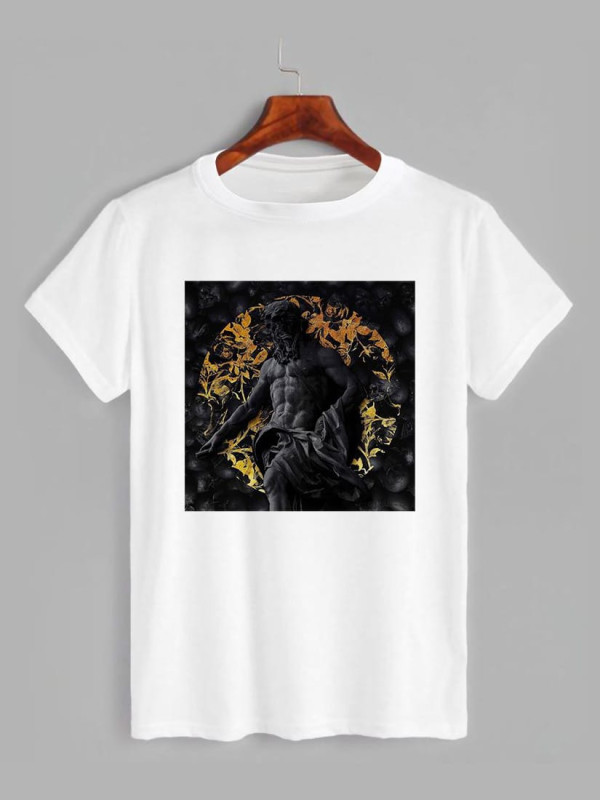 Футболка з принтом Greek God (Грецький Бог) (0137)