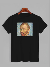 Футболка с принтом Vincent Van Gogh (Винсент Ван Гог) (0154)