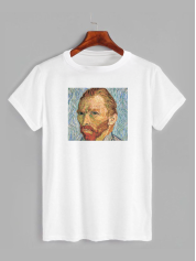 Футболка с принтом Vincent Van Gogh (Винсент Ван Гог) (0154)