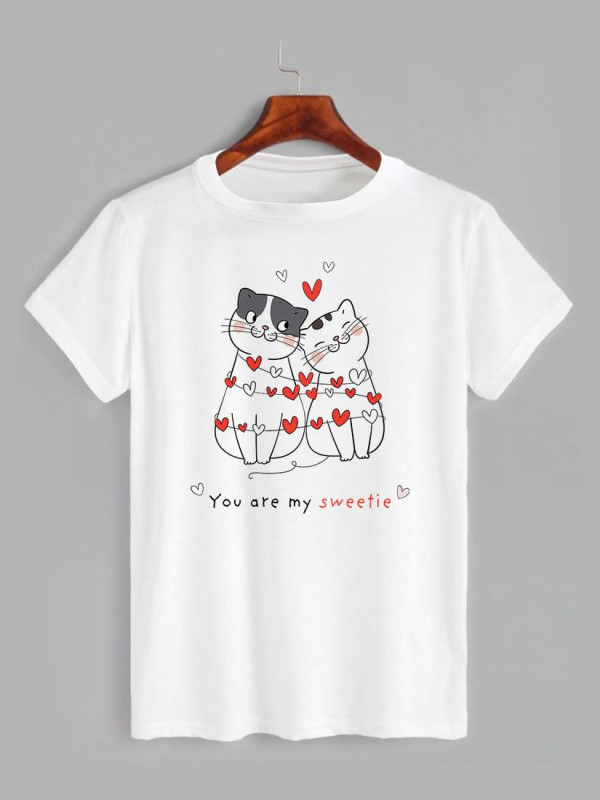 Футболка з принтом Ти моя мила (1212)